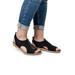 Maria-Women’s-Floater-Preto-Leather-Sandals