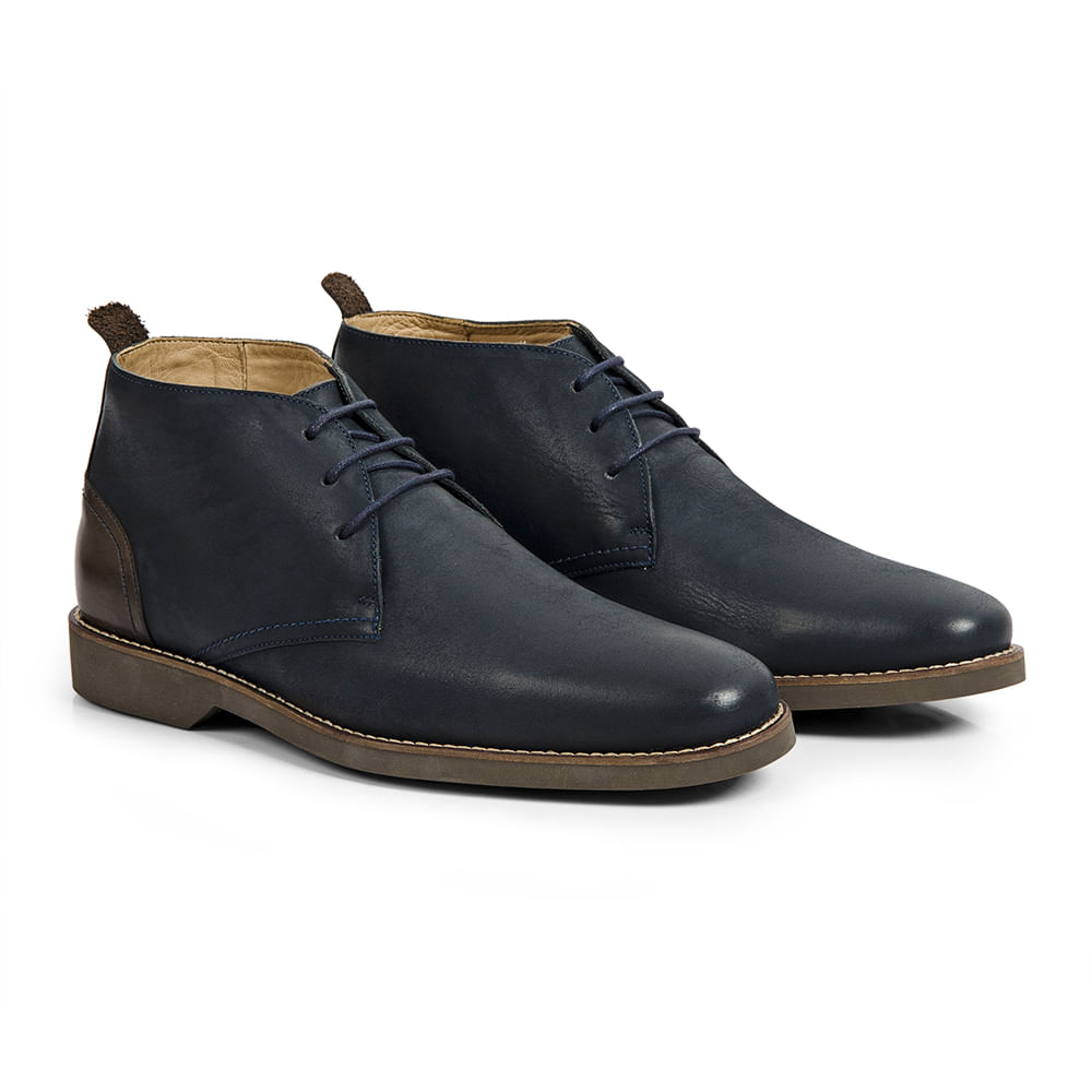 mens navy desert boots