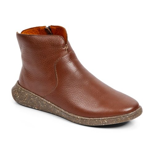 Ana Womens Leather Ankle Boots